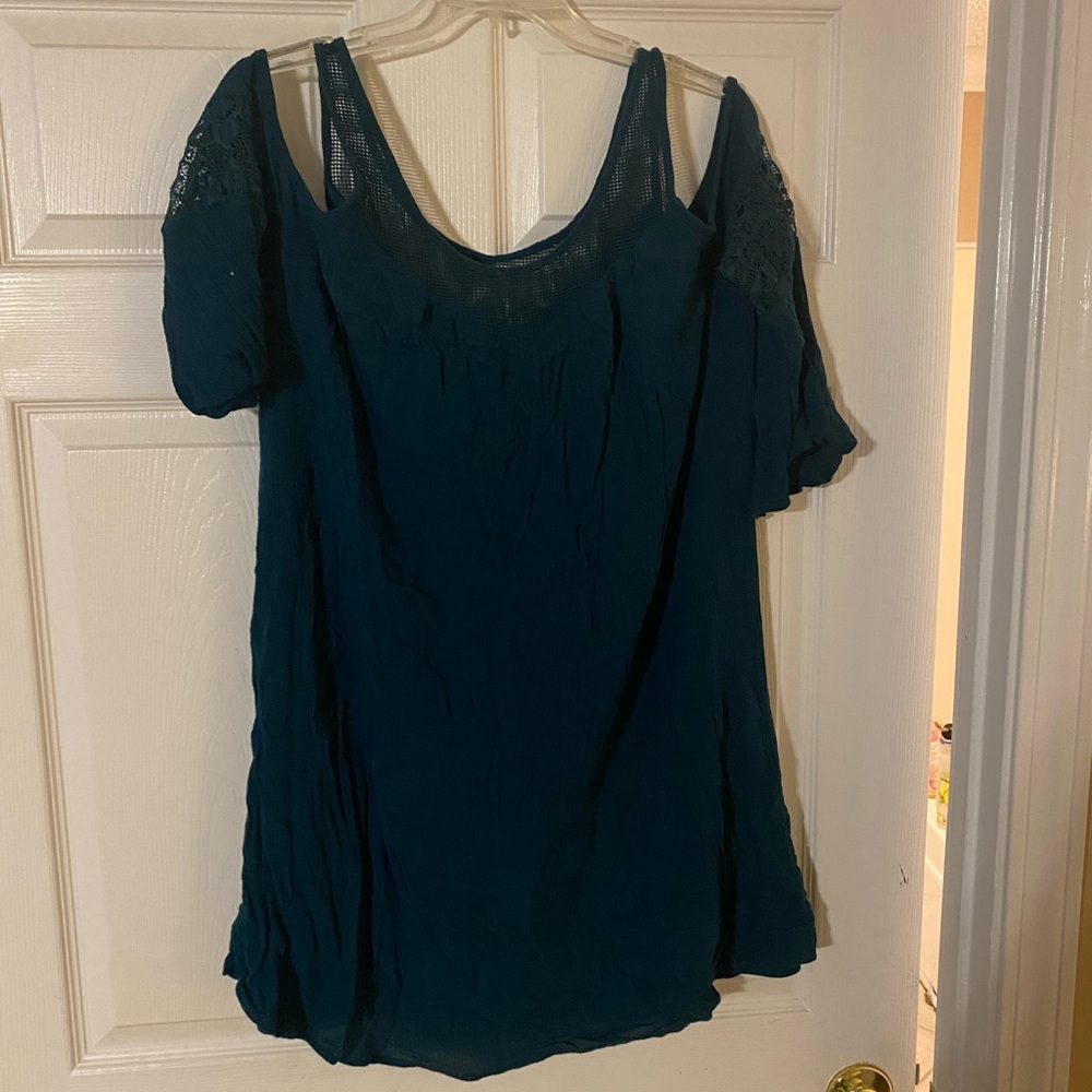 open shoulder top